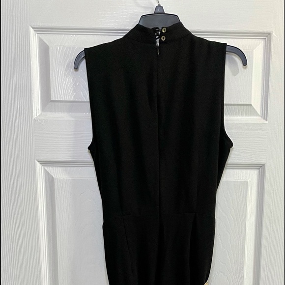 Black Jumpsuit with gold chain belt - Picture 2 of 10